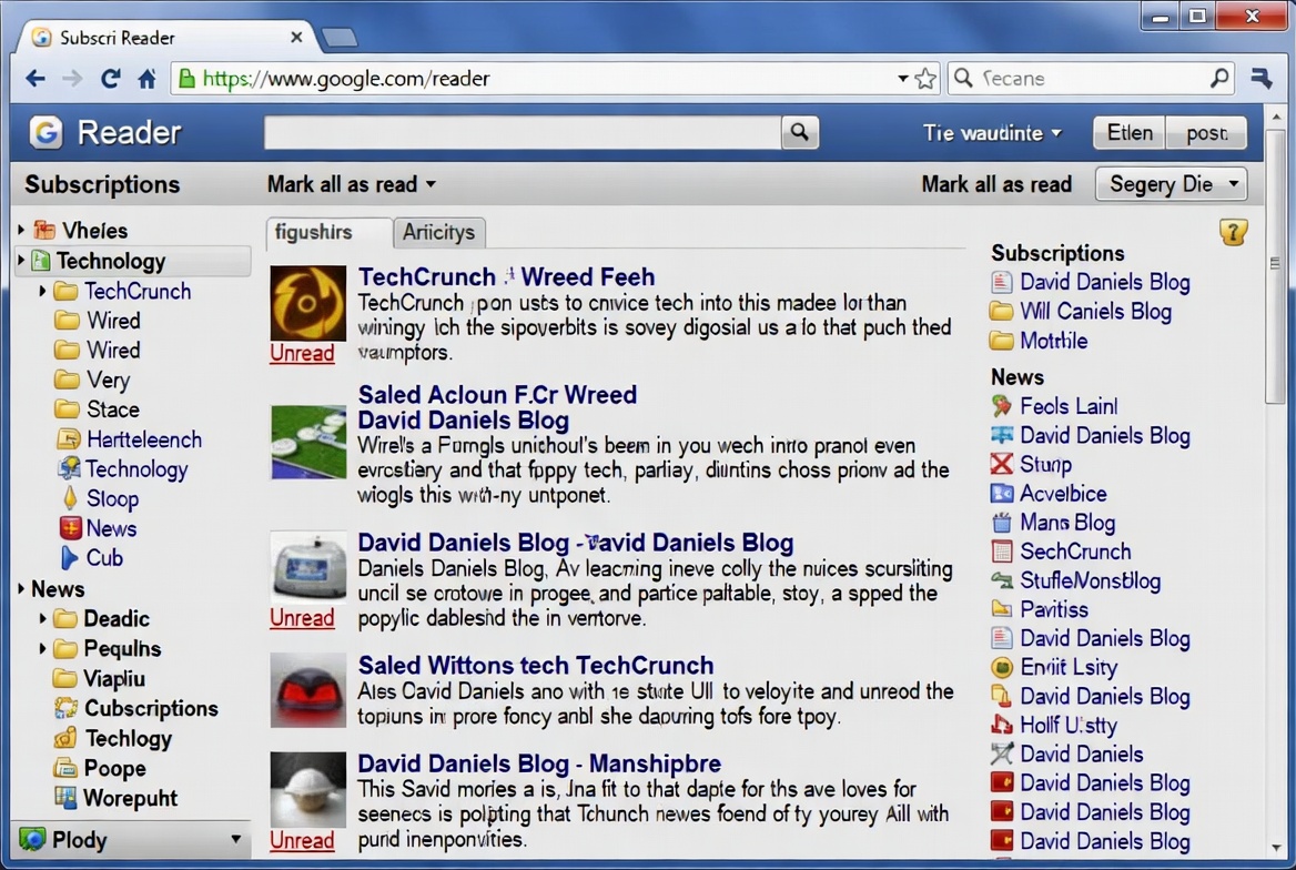 Lesson 2: Google Reader