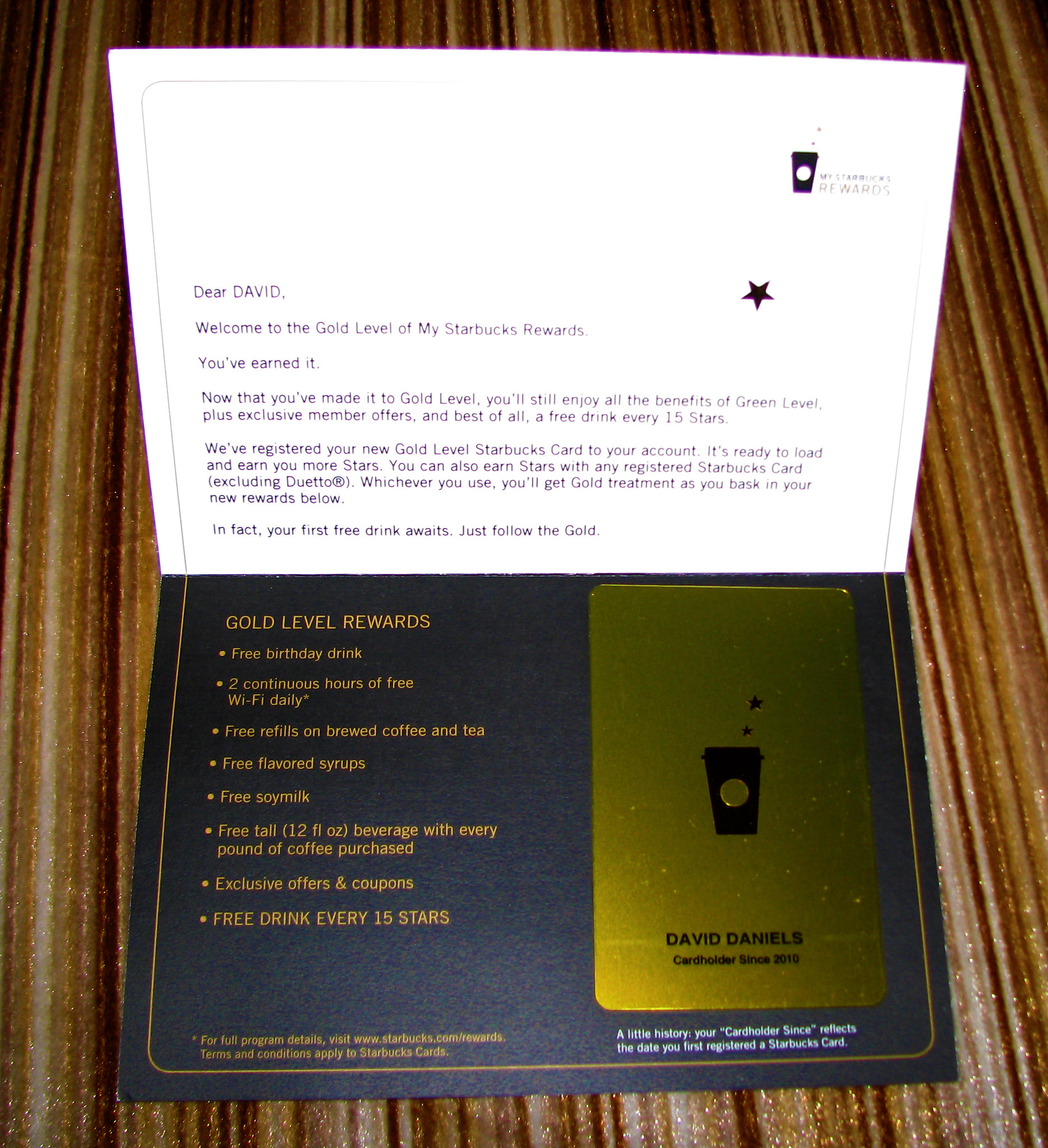 Earning My Starbucks Gold Card Today!