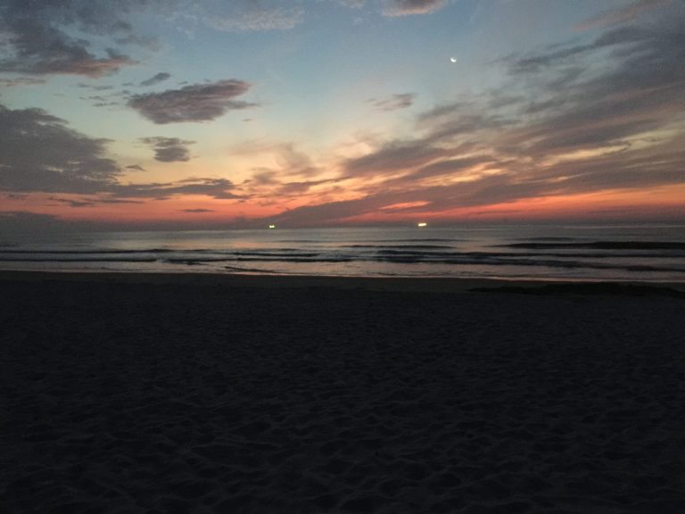 Predawn over the Atlantic at Cocoa Beach, Florida