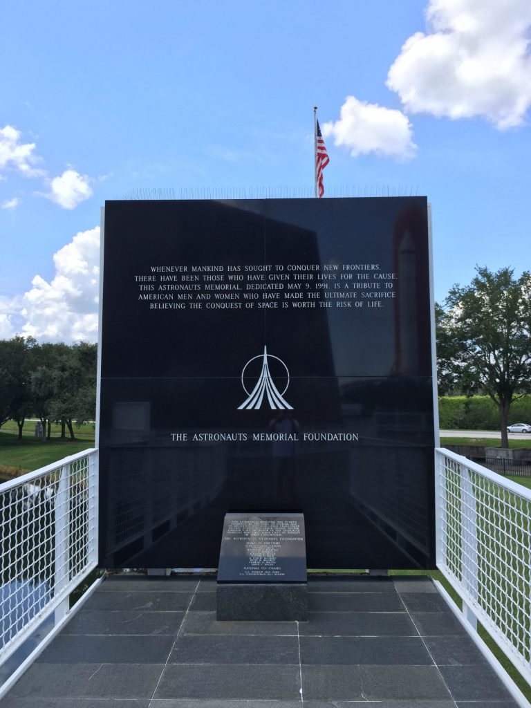 The Astronauts Memorial at Kennedy Space Center, Florida