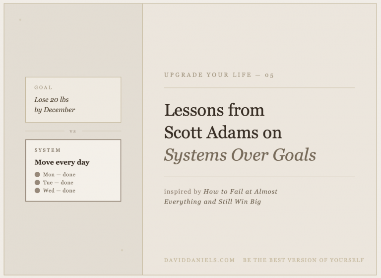 Lessons from Scott Adams on Systems Over Goals
