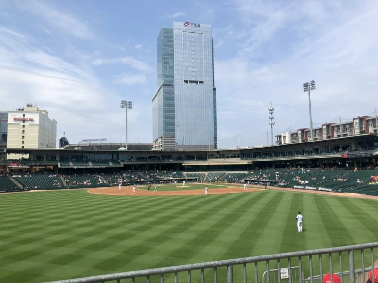 A bright afternoon at the ballpark