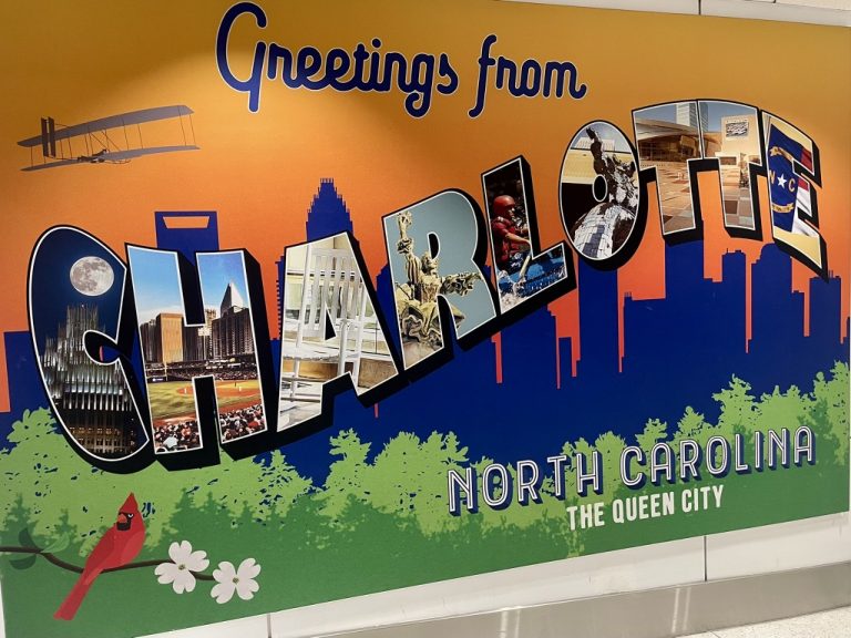 A postcard-style welcome to the Queen City