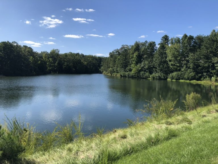 September skies over the lake — Charlotte, NC, September 20, 2020.