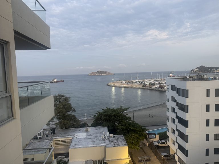 Santa Marta Marina at twilight