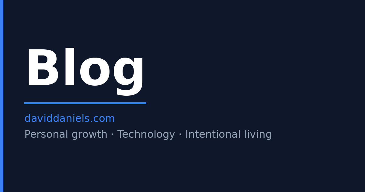 Blog - DavidDaniels.com