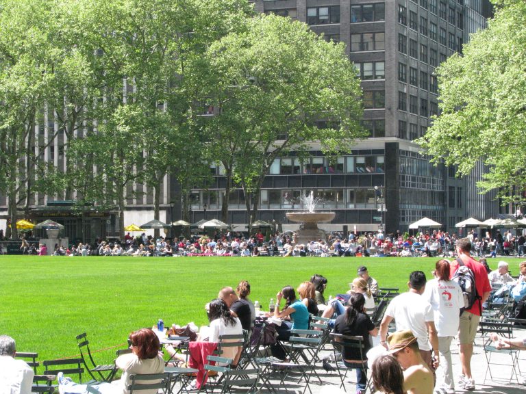 Bryant Park, Midtown Manhattan, April 2010
