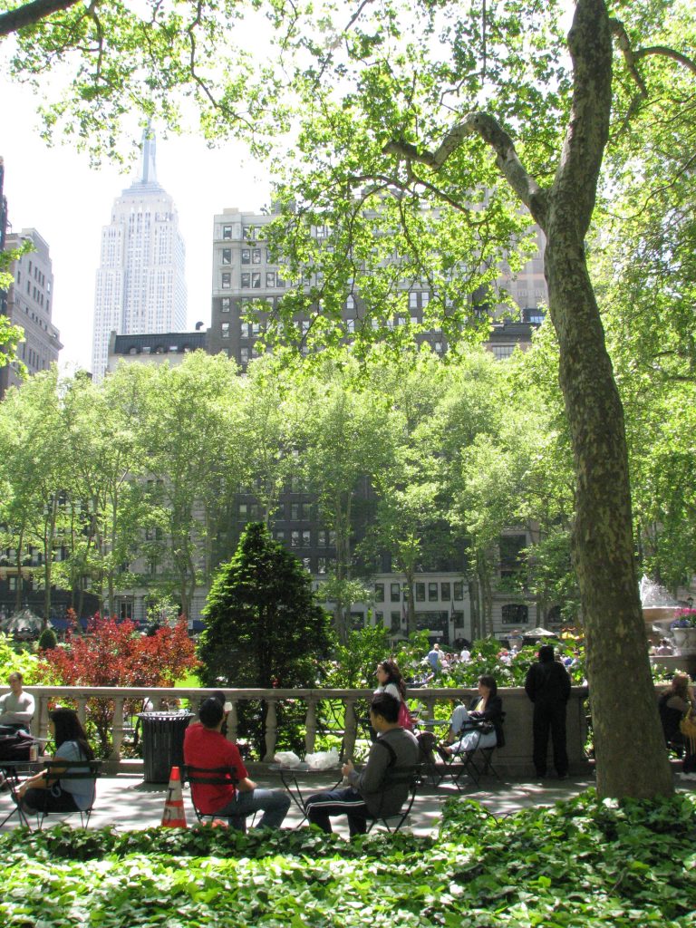 Bryant Park, Midtown Manhattan, April 2010