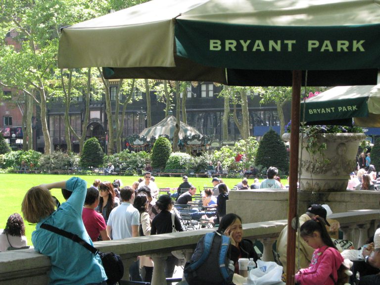 Bryant Park, Midtown Manhattan, April 2010