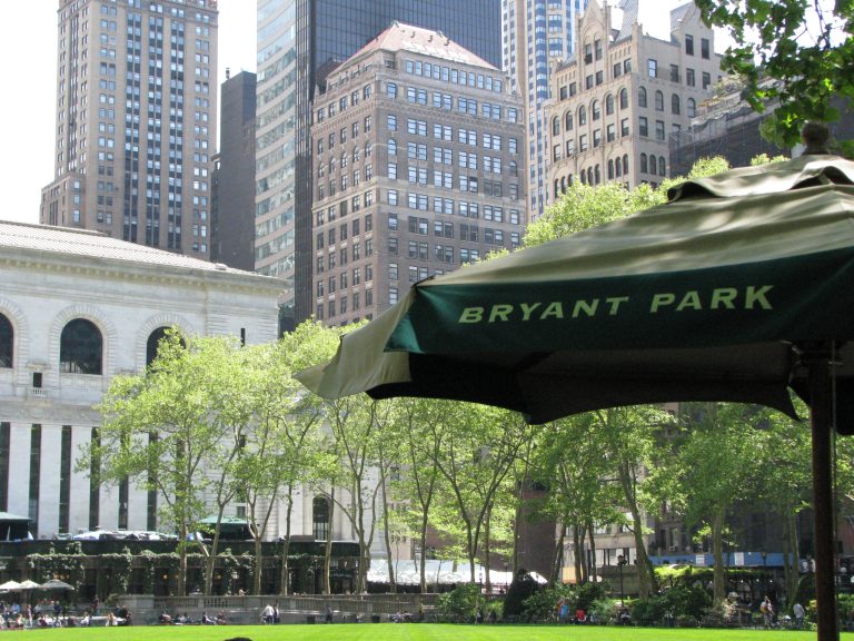Bryant Park, Midtown Manhattan, April 2010