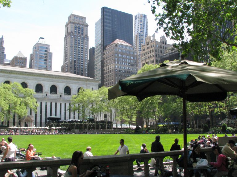 Bryant Park, Midtown Manhattan, April 2010