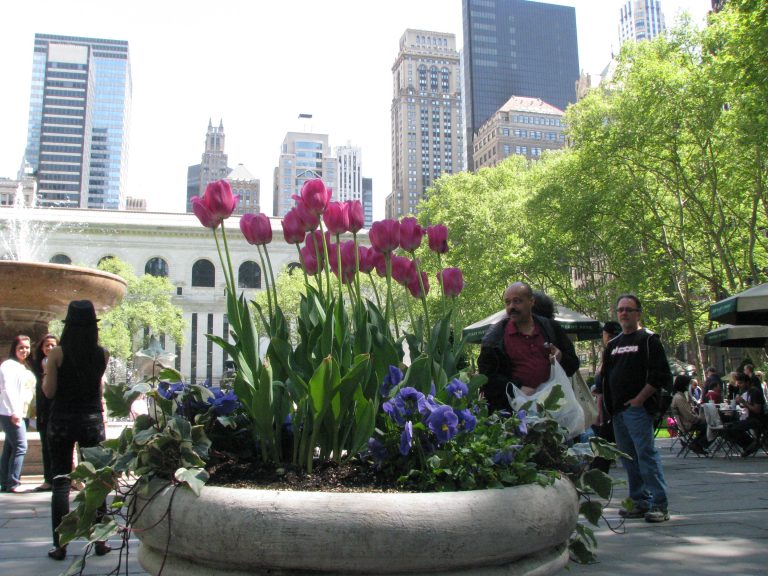 Bryant Park, Midtown Manhattan, April 2010