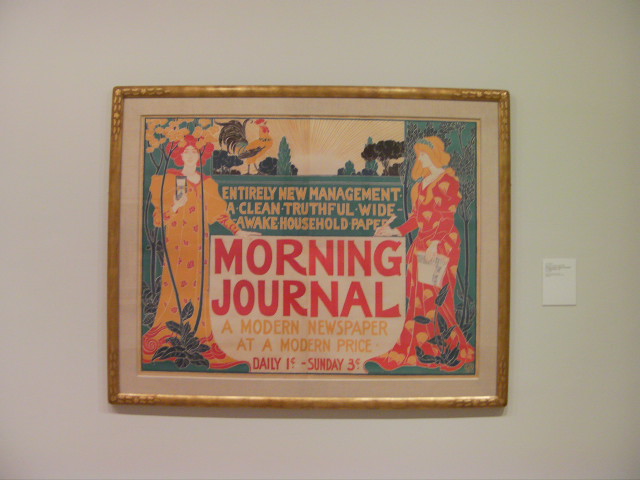 Louis John Rhead's 'Morning Journal' poster (c. 1895) — The Met, 2009.