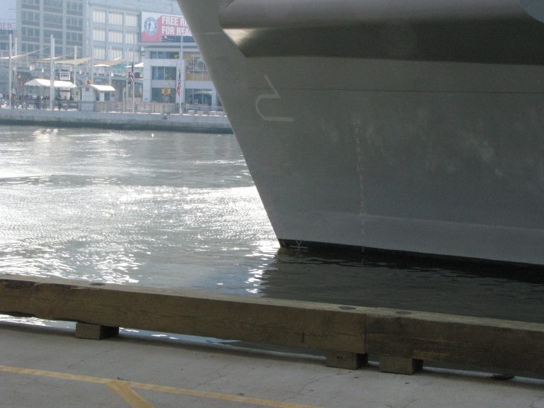 USS New York — Sharp Bow