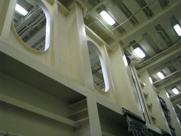 USS New York — Interior Passageway Overhead